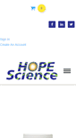 Mobile Screenshot of hopescience.com